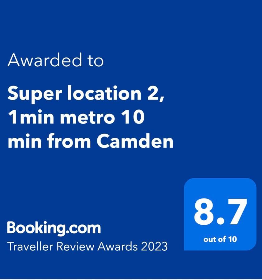 Super Location 2, 1Min Metro 10 Min From Camden Apartment London Bagian luar foto