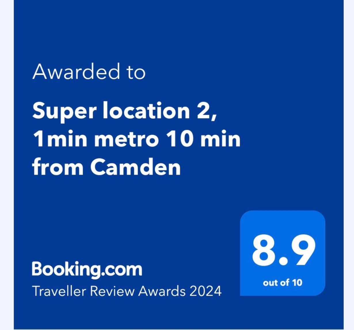 Super Location 2, 1Min Metro 10 Min From Camden Apartment London Bagian luar foto